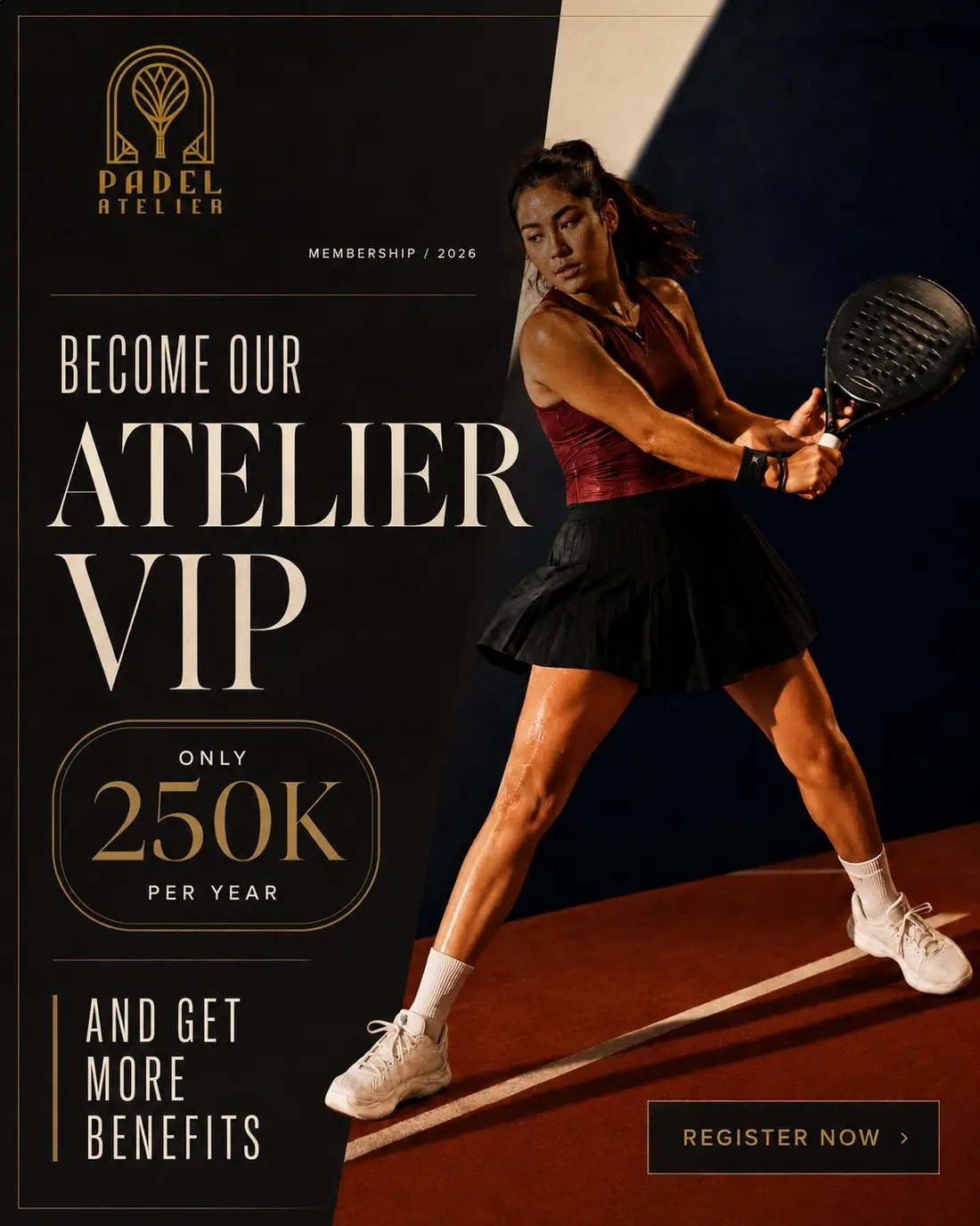 Become our Atelier VIP poster